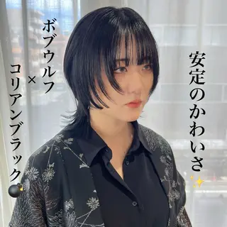 ショート 🐺立川のウルフ屋 さん🐺おかみ🐺のヘアスタイル