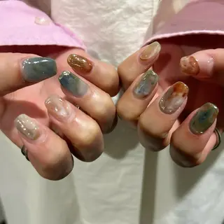 ネイル GO TODAY シェアサロン 表参道Colore店所属・K. Ayanaのネイルデザイン