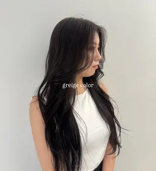 ロング カラー rina/無料 レイヤーカット/上野のヘアスタイル