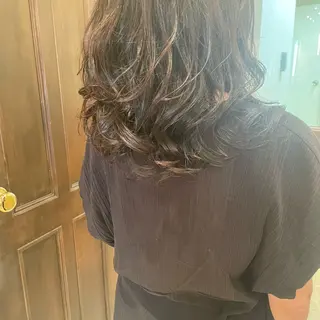 パーマ 髪質改善カラー ベージュ🤎YUMEのヘアスタイル