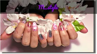 ネイル 下妻市ﾈｲﾙｻﾛﾝ M_styleのネイルデザイン