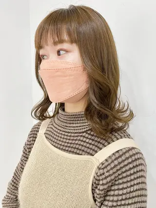 ミディアム カラー ヘアアレンジ ume所属・ひなの .のその他イメージ