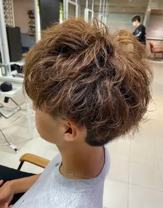 カラー パーマ メンズ 🕶️佐藤 海李🐏のヘアスタイル