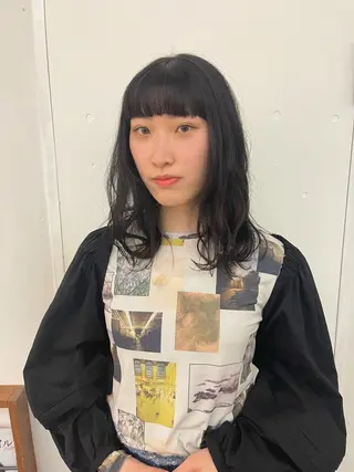 ミディアム 似合わせcut/艶 color🫧ひかりのヘアスタイル