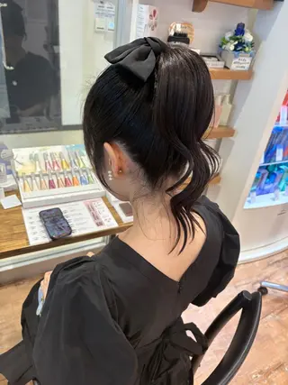 ヘアアレンジ ピンクカラーアレンジ 🩷AYANA🩷のヘアスタイル