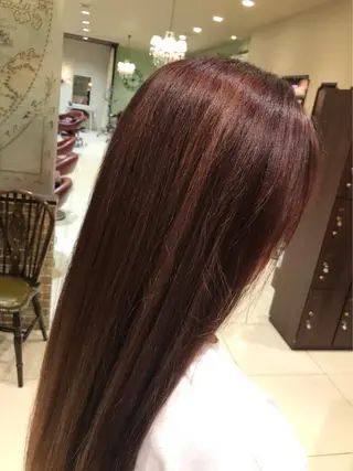 カラー カワサキ ヒナコのヘアスタイル