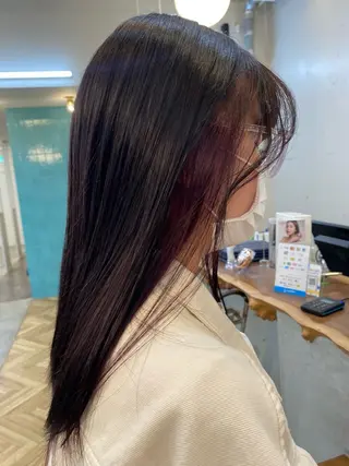 セミロング カラー ROMMY所属・似合わせヘア 💇🏻‍♀/マリアのヘアスタイル