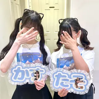 ヘアアレンジ ハイトーンカラー/ 長さだし🐇きょうかのヘアスタイル