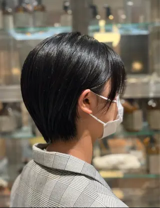ショート organic+live所属・山﨑 心優のヘアスタイル