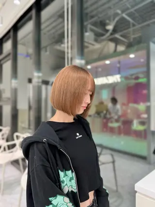 ミディアム カラー ヘアアレンジ 💘Risa💘/ミ ルクティ/ハイトーンのヘアスタイル