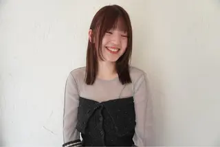 ミディアム カラー 中津/柔らかカラー/ ナガオ　イズミのヘアスタイル