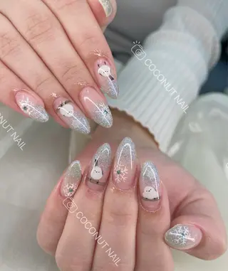 ネイル 神田 ココナッツのネイルデザイン