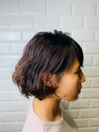 ショート パーマ APPiiS所属・APPiiS 柳田 葵のヘアスタイル