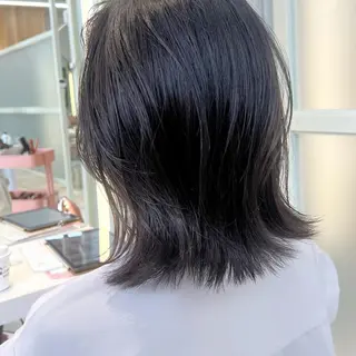 ミディアム カラー レイヤー専門家 ダブルカラー修のヘアスタイル