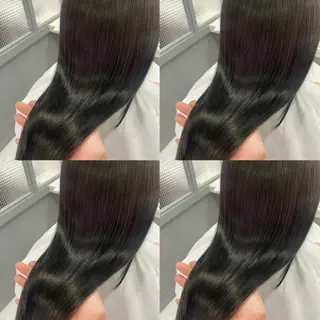 ロング カラー 髪質改善×矯正🫧 韓国ヘアasamiのヘアスタイル