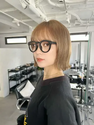 ショート カラー 🌿池袋ボブ/美髪 縮毛矯正taigaのヘアスタイル