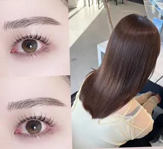 マツエク・マツパ 韓国風顔まわり/ベー ジュ/マツエク♡美咲のマツエク・マツパデザイン