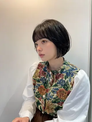 ショート rilas博多所属・jyui/原宿 ハイトーン/デザインのヘアスタイル