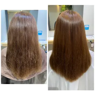 高難易度縮毛矯正　春日井　Soea(ソイア)所属・多久間 喬介のヘアスタイル