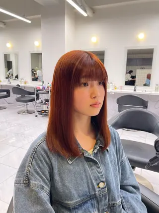 ロング カラー ヘアアレンジ 💗横浜美容室 💗HARUNAのヘアスタイル