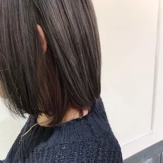 ショート カラー 艶カラー/韓国顔周り 🎀mamiのヘアスタイル