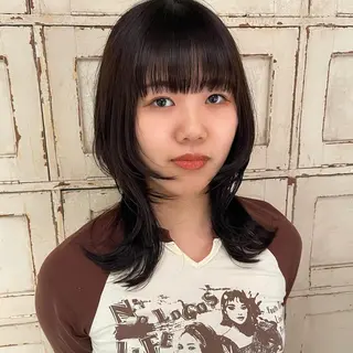 セミロング RorriM natsuのヘアスタイル