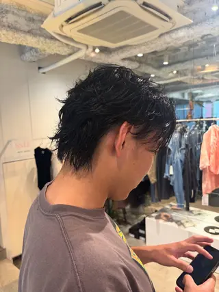 パーマ メンズ ANY/須田 麻人/ハードパーマのヘアスタイル