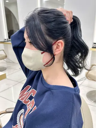 ロング カラー MAEUL NAGOYA所属・前髪顔周り/レイヤー 韓国/桔川恒のヘアスタイル