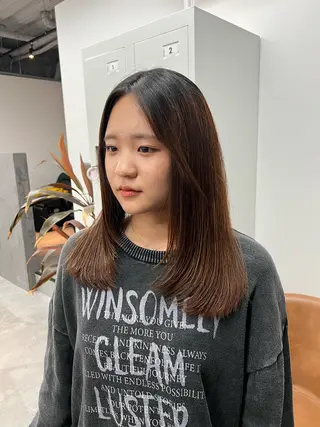 ミディアム 前 侃太のヘアスタイル