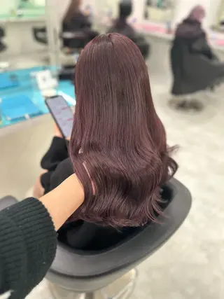 セミロング カラー ♡ダブルカラー特化♡ miyuのヘアスタイル