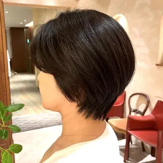 ショート ショートカット / 銀座/ 青山莉奈のヘアスタイル