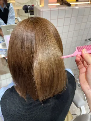 ショート 新宿/韓国風レイヤー /艶カラーRionaのヘアスタイル