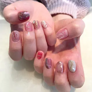 ネイル 新井 ひなののネイルデザイン