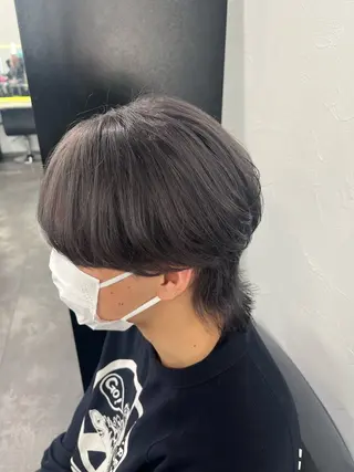 ショート カラー メンズ 韓国ヘア🖤/透明感 shihoのヘアスタイル