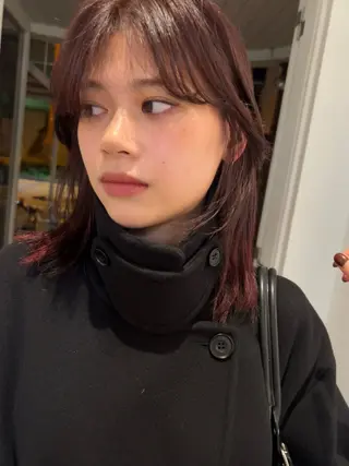 ミディアム カラー KOCHAB本山所属・三谷 はるなのヘアスタイル