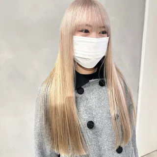 ロング カラー デザインカラー/パー マ🦖外岡咲希🦖のヘアスタイル