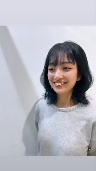 ミディアム 髪質改善×艶カラー Haruのヘアスタイル