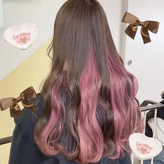 カラー 渋谷:インナーカラー ／🍒エリカ🍒のヘアスタイル