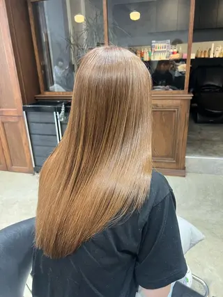 ロング 縮毛矯正/レイヤー 松田空優哉のヘアスタイル