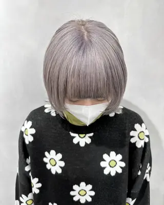 ショート カラー デザインカラー/パー マ🦖外岡咲希🦖のヘアスタイル