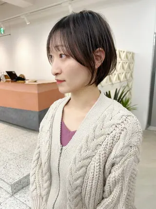 ショート urara/ショート /透明感カラーのヘアスタイル