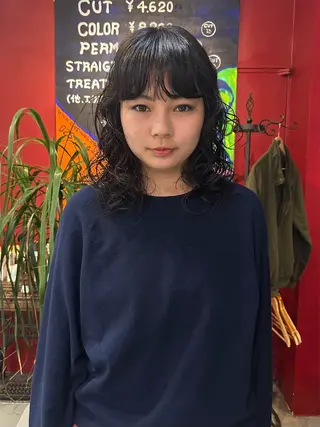パーマ ORe'S　HAIR BE GLaD所属・ORe'S HAIR BE　GLaDまなみのヘアスタイル