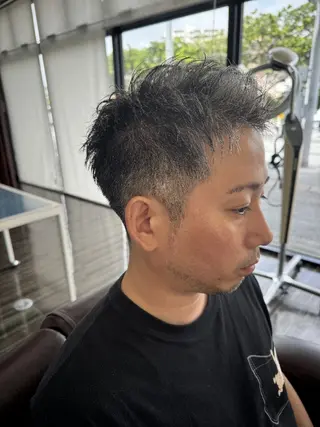 メンズ ミーツ 牧港店所属・mits 牧港店 比嘉千夏のヘアスタイル