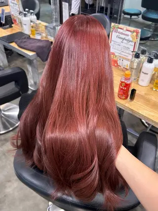 セミロング カラー IS所属・横浜美容室/透明感 カラー/レイヤーのヘアスタイル