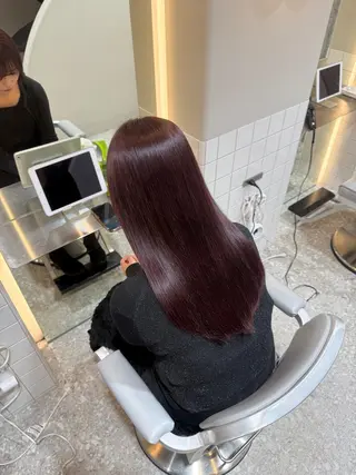 カラー 髪質改善サロン　sea shinjuku所属・新宿/韓国風レイヤー /艶カラーRionaのヘアスタイル