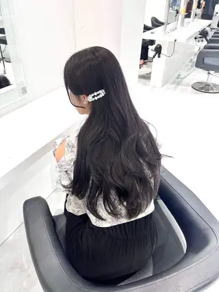 ロング カラー ヘアアレンジ レイヤー/艶ベージュ /🎀Saki🎀のヘアスタイル