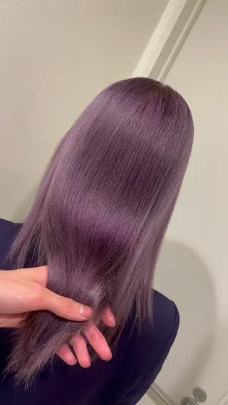 ミディアム カラー ヘアアレンジ 🔥ハイトーンカラー ギャルNAOKI🔥のヘアスタイル