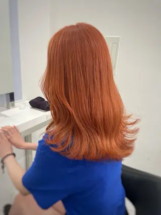 セミロング カラー 淡めベージュ🤎ショ ート🤎Kiyokaのヘアスタイル