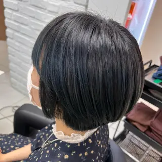 ショート 【センターパート/ マッシュ】ryokaのヘアスタイル
