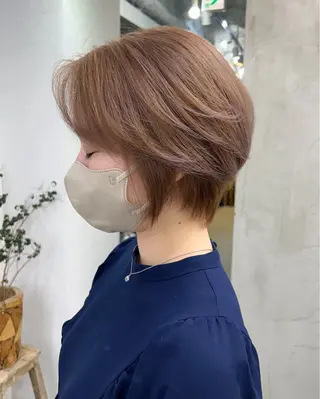 ショート カラー 🫐寒色系カラー 🫐ヤマナカリリカのヘアスタイル
